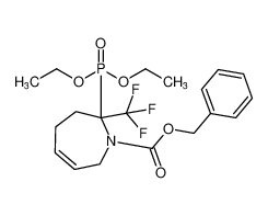 benzyl 2-(diethoxyphosphoryl)-2-(trifluoromethyl)-2,3,4,7-tetrahydro-1H-azepine-1-carboxylate CAS:296238-85-2 manufacturer & supplier