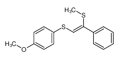 1-Methoxy-4-((Z)-2-methylsulfanyl-2-phenyl-vinylsulfanyl)-benzene CAS:29624-21-3 manufacturer & supplier