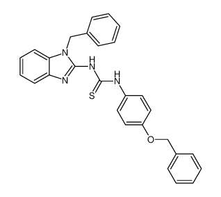 1-(1-benzyl-1H-benzo[d]imidazol-2-yl)-3-(4-(benzyloxy)phenyl)thiourea CAS:296260-00-9 manufacturer & supplier