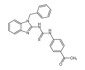 1-(4-acetylphenyl)-3-(1-benzyl-1H-benzo[d]imidazol-2-yl)thiourea CAS:296260-01-0 manufacturer & supplier