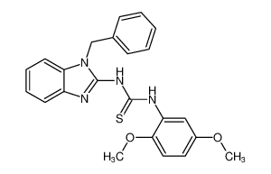 1-(1-benzyl-1H-benzo[d]imidazol-2-yl)-3-(2,5-dimethoxyphenyl)thiourea CAS:296260-18-9 manufacturer & supplier