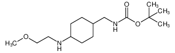 tert-butyl ((4-((2-methoxyethyl)amino)cyclohexyl)methyl)carbamate CAS:296270-80-9 manufacturer & supplier