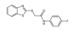 2-(benzo[d]thiazol-2-ylthio)-N-(4-fluorophenyl)acetamide CAS:296274-51-6 manufacturer & supplier