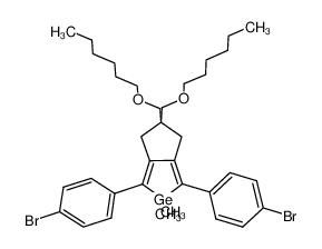 1,3-bis(4-bromophenyl)-5,5-bis((hexyloxy)methyl)-2,2-dimethyl-2,4,5,6-tetrahydrocyclopenta[c]germole CAS:296280-44-9 manufacturer & supplier