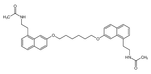 N,N'-(((hexane-1,6-diylbis(oxy))bis(naphthalene-7,1-diyl))bis(ethane-2,1-diyl))diacetamide CAS:296280-58-5 manufacturer & supplier