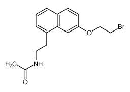 N-{2-[7-(2-Bromoethoxy)naphth-1-yl]ethyl}acetamide CAS:296280-82-5 manufacturer & supplier