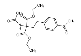 2-Acetylamino-2-[2-(4-methanesulfinyl-phenyl)-ethyl]-malonic acid diethyl ester CAS:296282-80-9 manufacturer & supplier