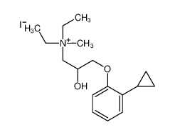 [3-(2-cyclopropylphenoxy)-2-hydroxypropyl]-diethyl-methylazanium,iodide CAS:29632-48-2 manufacturer & supplier