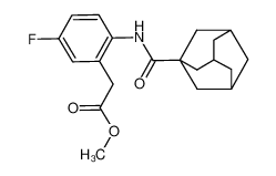 {2-[(Adamantane-1-carbonyl)-amino]-5-fluoro-phenyl}-acetic acid methyl ester CAS:29640-97-9 manufacturer & supplier