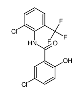 5-chloro-N-(2-chloro-6-(trifluoromethyl)phenyl)-2-hydroxybenzamide CAS:2965-99-3 manufacturer & supplier