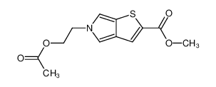 5-(2-acetoxy-ethyl)-5H-thieno[2,3-c]pyrrole-2-carboxylic acid methyl ester CAS:29655-98-9 manufacturer & supplier