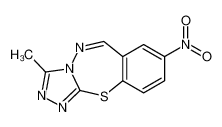 3-methyl-8-nitro-benzo[f][1,2,4]triazolo[3,4-b][1,3,4]thiadiazepine CAS:29669-36-1 manufacturer & supplier