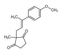 2-[3-(4-methoxyphenyl)-2-buten-1-yl]-2-methyl-1,3-cyclopentanedione CAS:29674-00-8 manufacturer & supplier