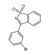 3-(3-Bromophenyl)-1,2-benzisothiazole 1,1-Dioxide CAS:296776-73-3 manufacturer & supplier