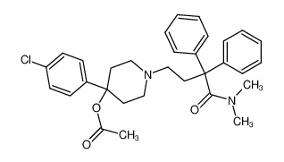 4-(4-chlorophenyl)-1-(4-(dimethylamino)-4-oxo-3,3-diphenylbutyl)piperidin-4-yl acetate CAS:296777-82-7 manufacturer & supplier