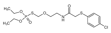 Thiophosphoric acid S-{2-[2-(4-chloro-phenylsulfanyl)-acetylamino]-ethoxymethyl} ester O,O'-diethyl ester CAS:29678-43-1 manufacturer & supplier