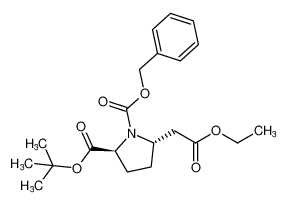 1-benzyl 2-(tert-butyl) (2S,5S)-5-(2-ethoxy-2-oxoethyl)pyrrolidine-1,2-dicarboxylate CAS:296782-25-7 manufacturer & supplier