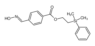 4-(Hydroxyimino-methyl)-benzoic acid 2-(dimethyl-phenyl-silanyl)-ethyl ester CAS:296783-76-1 manufacturer & supplier