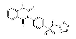 4-(4-Oxo-2-thioxo-1,4-dihydro-2H-quinazolin-3-yl)-N-thiazol-2-yl-benzenesulfonamide CAS:296795-50-1 manufacturer & supplier