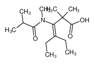 4-Ethyl-3-(isobutyryl-methyl-amino)-2,2-dimethyl-hex-3-enoic acid CAS:29682-91-5 manufacturer & supplier