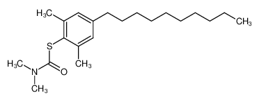 Dimethyl-thiocarbamic acid S-(4-decyl-2,6-dimethyl-phenyl) ester CAS:29688-06-0 manufacturer & supplier