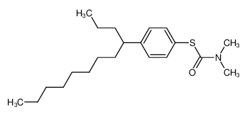 Dimethyl-thiocarbamic acid S-[4-(1-propyl-nonyl)-phenyl] ester CAS:29688-09-3 manufacturer & supplier