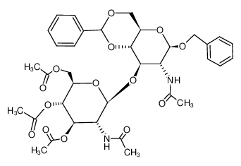 Benzyl 2-acetamido-3-O-(2-acetamido-3,4,6-tri-O-acetyl-2-deoxy-β-D-glucopyranosyl)-4,6-O-benzyliden-2-deoxy-β-D-glucopyranosid CAS:29709-55-5 manufacturer & supplier