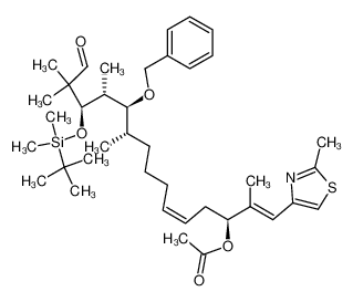 (1E,3S,5Z,10S,11S,12R,13R)-11-(benzyloxy)-13-((tert-butyldimethylsilyl)oxy)-2,10,12,14,14-pentamethyl-1-(2-methylthiazol-4-yl)-15-oxopentadeca-1,5-dien-3-yl acetate CAS:297131-91-0 manufacturer & supplier