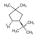 (1S,5R)-N,N,N,3,3-pentamethylcyclopentan-1-aminium-5-d CAS:29714-33-8 manufacturer & supplier