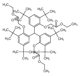 tris(3,5-di-tert-butyl-2-ethoxycarbonylmethoxyphenyl)methane CAS:297164-35-3 manufacturer & supplier