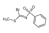 Benzolsulfonylimino-thiokohlensaeure-S-methylester-bromid CAS:2973-62-8 manufacturer & supplier