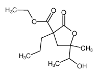 5-(1-Hydroxy-ethyl)-5-methyl-2-oxo-3-propyl-tetrahydro-furan-3-carboxylic acid ethyl ester CAS:29739-21-7 manufacturer & supplier