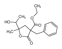 3-benzyl-5-(1-hydroxy-ethyl)-5-methyl-2-oxo-tetrahydro-furan-3-carboxylic acid ethyl ester CAS:29739-26-2 manufacturer & supplier