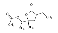 5-(1-acetoxy-ethyl)-3-ethyl-5-methyl-dihydro-furan-2-one CAS:29739-28-4 manufacturer & supplier