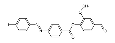 4-(4-Jod-benzolazo)-benzoesaeure-(2-methoxy-4-formyl-phenylester) CAS:2974-44-9 manufacturer & supplier