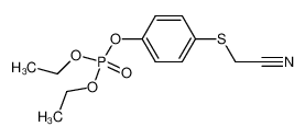 Phosphoric acid 4-cyanomethylsulfanyl-phenyl ester diethyl ester CAS:2975-58-8 manufacturer & supplier