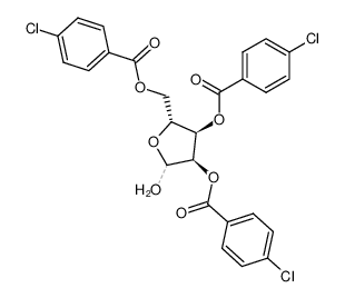 (2R,3R,4R)-2-(((4-chlorobenzoyl)oxy)methyl)-5-hydroxytetrahydrofuran-3,4-diyl bis(4-chlorobenzoate) CAS:29755-02-0 manufacturer & supplier