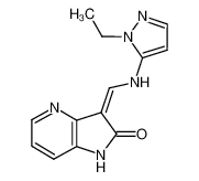 3-{[(1-ethyl-1H-pyrazol-5-yl)amino]methylidene}-1,3-dihydro-2H-pyrrolo[3,2-b]pyridin-2-one CAS:297756-26-4 manufacturer & supplier