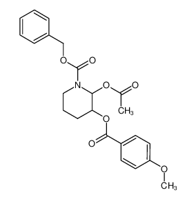 2-acetoxy-N-benzyloxycarbonyl-3-(p-methoxybenzoyloxy)piperidine CAS:297764-69-3 manufacturer & supplier