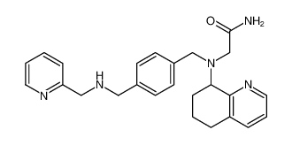 Acetamide,2-[[[4-[[(2-pyridinylmethyl)amino]methyl]phenyl]methyl](5,6,7,8-tetrahydro-8-quinolinyl)amino]- CAS:297769-56-3 manufacturer & supplier