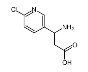 3-Amino-3-(6-chloro-pyridin-3-yl)-propionic acid CAS:297773-48-9 manufacturer & supplier