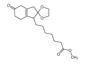 methyl 7-(5-oxo-1,3,4,5,6,7-hexahydrospiro[indene-2,2'-[1,3]dioxolan]-1-yl)heptanoate CAS:29784-56-3 manufacturer & supplier