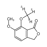 6-methoxy-7-(trideuteriomethoxy)-3H-2-benzofuran-1-one CAS:29809-15-2 manufacturer & supplier