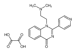 1-(2-Dimethylamino-ethyl)-2-pyridin-4-yl-1H-quinazolin-4-one; compound with oxalic acid CAS:2981-69-3 manufacturer & supplier