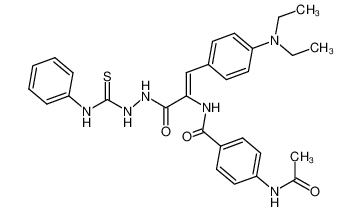 Phenylthiosemicarbazid d. α-(p-Acetylaminophenylamido)-p-diethylamino-zimtsaeure CAS:29813-68-1 manufacturer & supplier