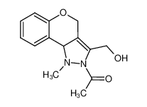 2-acetyl-3-hydroxymethyl-1-methyl-1,2,4,9b-tetrahydro-chromeno[4,3-c]pyrazole CAS:29817-37-6 manufacturer & supplier