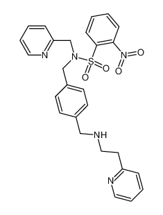 N-(2-nitrobenzenesulfonyl)-N-(2-pyridinylmethyl)-N'-[2-(2-pyridinyl)ethyl]-1,4-benzenedimethanamine CAS:298181-81-4 manufacturer & supplier