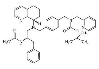 tert-butyl (4-((((S)-2-acetamido-3-phenylpropyl)((S)-5,6,7,8-tetrahydroquinolin-8-yl)amino)methyl)benzyl)(pyridin-2-ylmethyl)carbamate CAS:298182-13-5 manufacturer & supplier