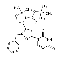 1-{(3S,5R)-2-benzyl-3-[(4R)-3-(tert-butoxycarbonylamino)-2,2-dimethyl-1,3-oxazolidin-4-yl]isoxazolidin-5-yl}uracil CAS:298198-24-0 manufacturer & supplier