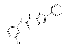 1-(3-chloro-phenyl)-3-(4-phenyl-thiazol-2-yl)-thiourea CAS:2982-40-3 manufacturer & supplier